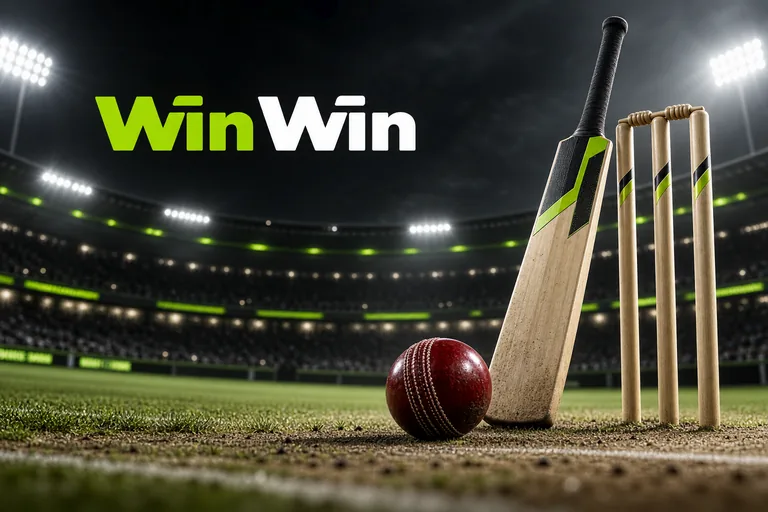 WinWin cricket betting illustrated on a mobile device
